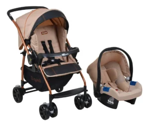 Burigotto Carrinho De Bebê Com Bebê Conforto Rio K, Mon Amour Cobre
