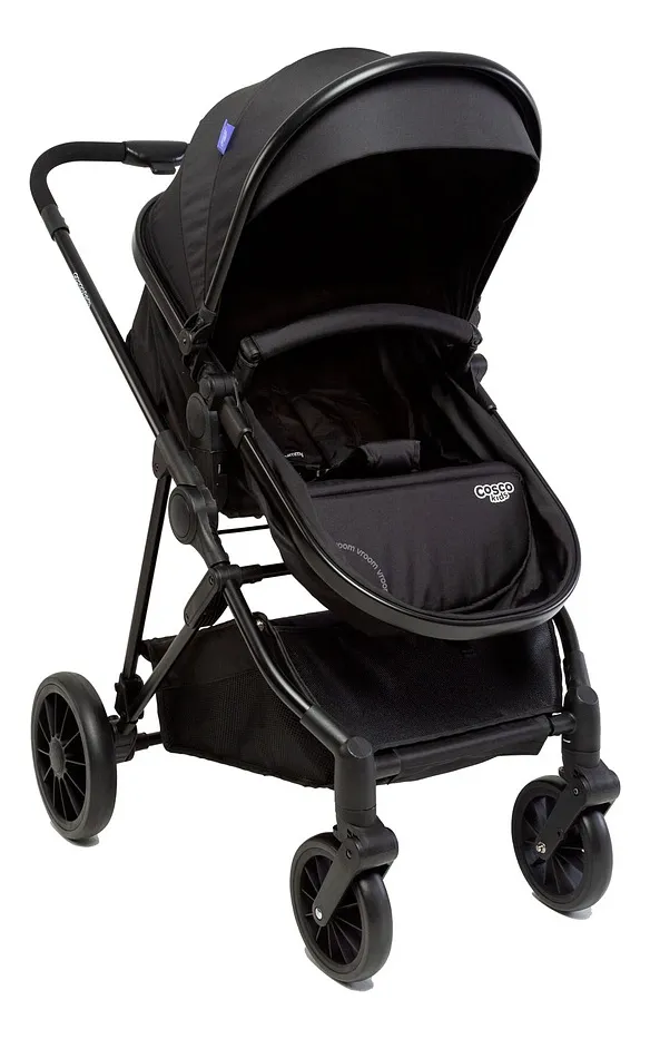 Carrinho De Bebê Cosco Kids Lummy Preto Absoluto