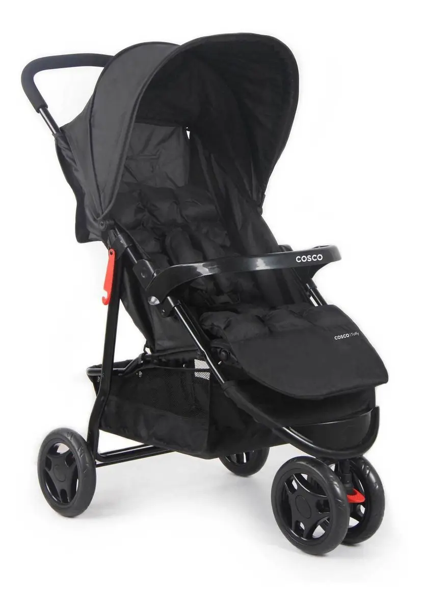 Carrinho de Bebê Cosco Kids Toffy Preto Absoluto