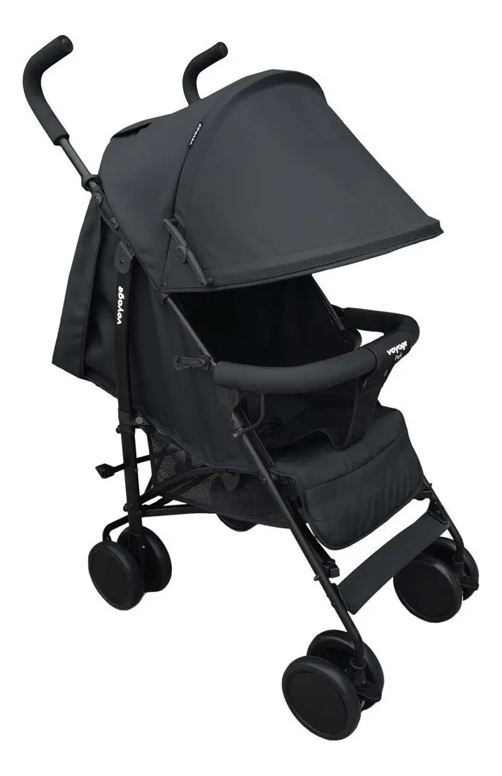 Carrinho de Bebê Voyage Park Guarda Chuva 0-15kg Preto
