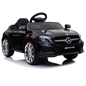 Carrinho Elétrico Infantil Mini Mercedes Preto Replay Kids
