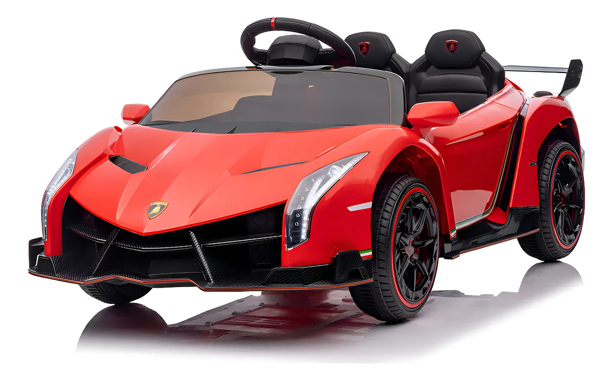 Carrinho Elétrico Infantil Mini Lamborghini Replay Kids vermelho